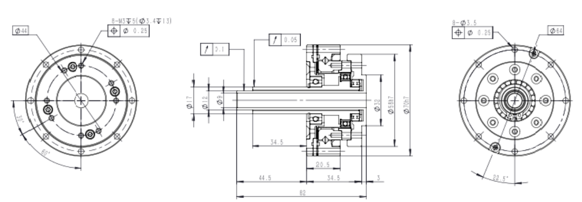 Features of HMHG-V Unit (Hollow & Long Shaft) Series Strain Wave Gearing